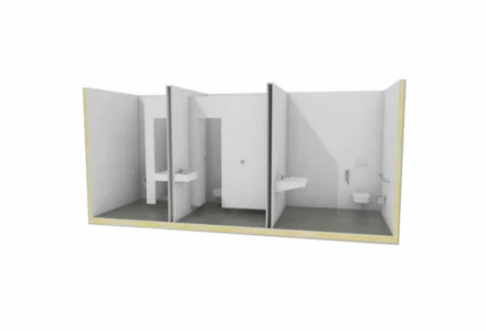 Automata konténer WC